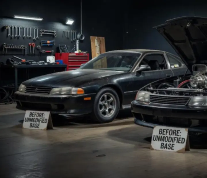 Előtte-utána drag versenyautó tuning a Project DRAG: Online garázsában